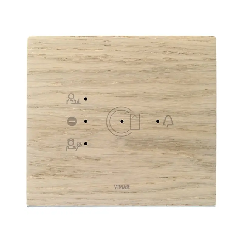 Placca 3M transponder rovere sbiancato - Vimar 21666.32