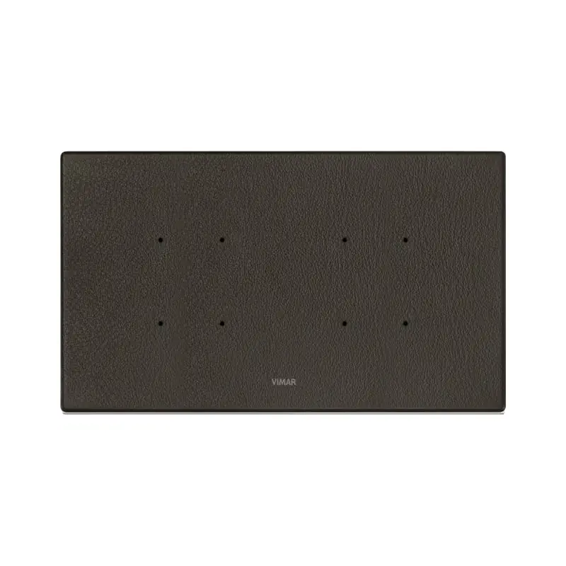 Placca 5MBS (2+blank+2) tabacco - Vimar 21667.22