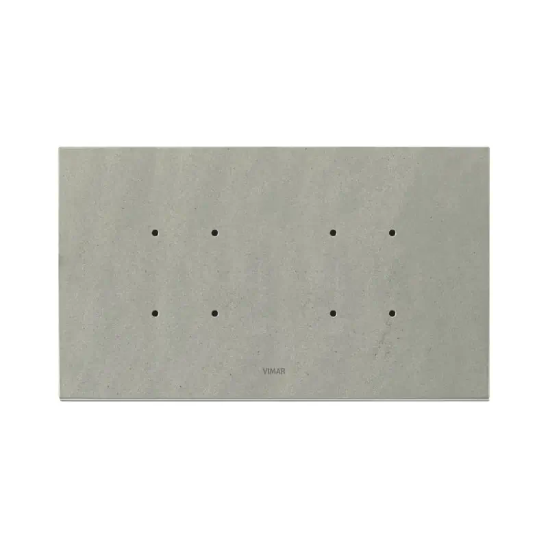 Placca 5MBS (2+blank+2) quarzite grigia - Vimar 21667.53