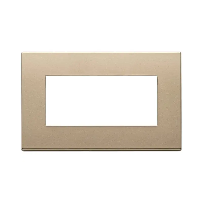 Placca 4M oro satinato - Vimar 22654.88