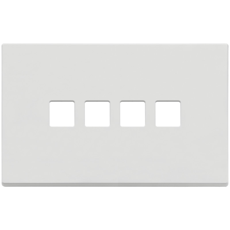 Placca 4Mx4 Flat bianco matt - Vimar 22684.4.01