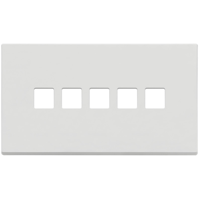 Placca 5Mx5 BS Flat bianco matt - Vimar 22689.5.01