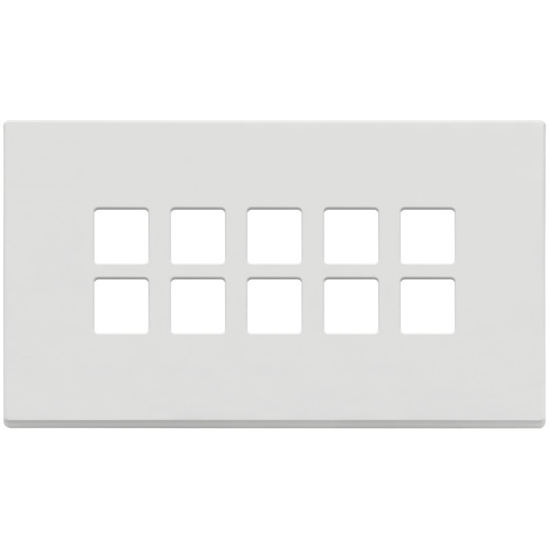 Placca 5Mx10 BS Flat bianco matt - Vimar 22699.01