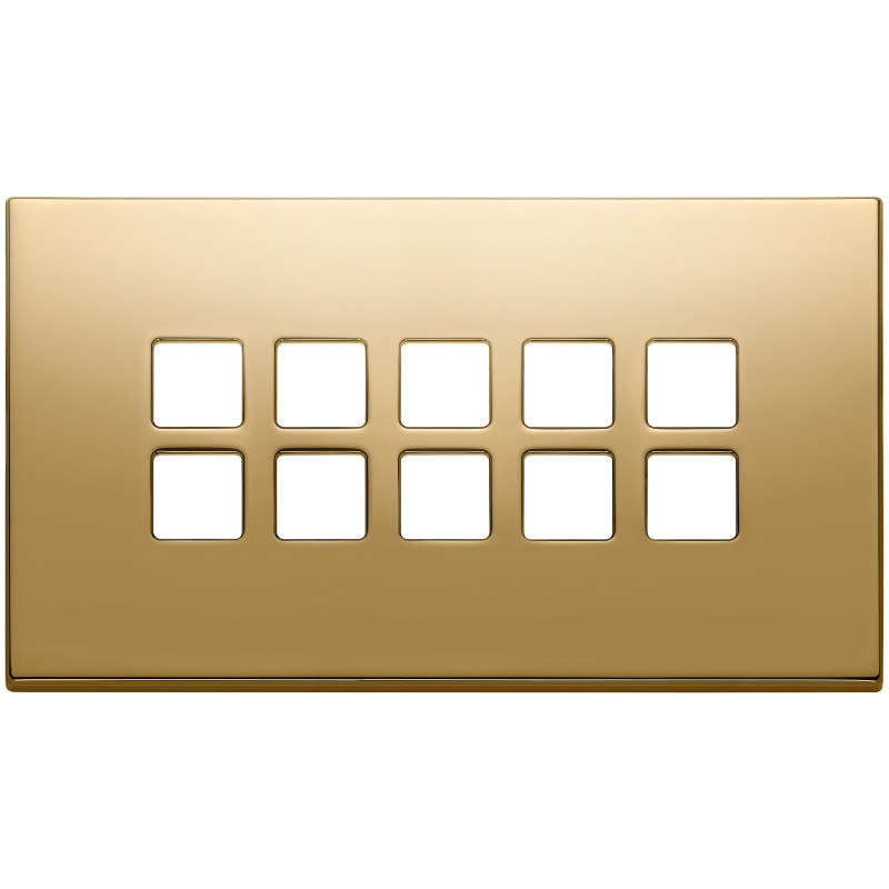 Placca 5Mx10 BS Flat oro - Vimar 22699.82