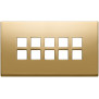 Placca 5Mx10 BS Flat oro - Vimar 22699.82