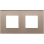 Placca 4M (2+2)int71 opale bruno - Vimar 22643.77