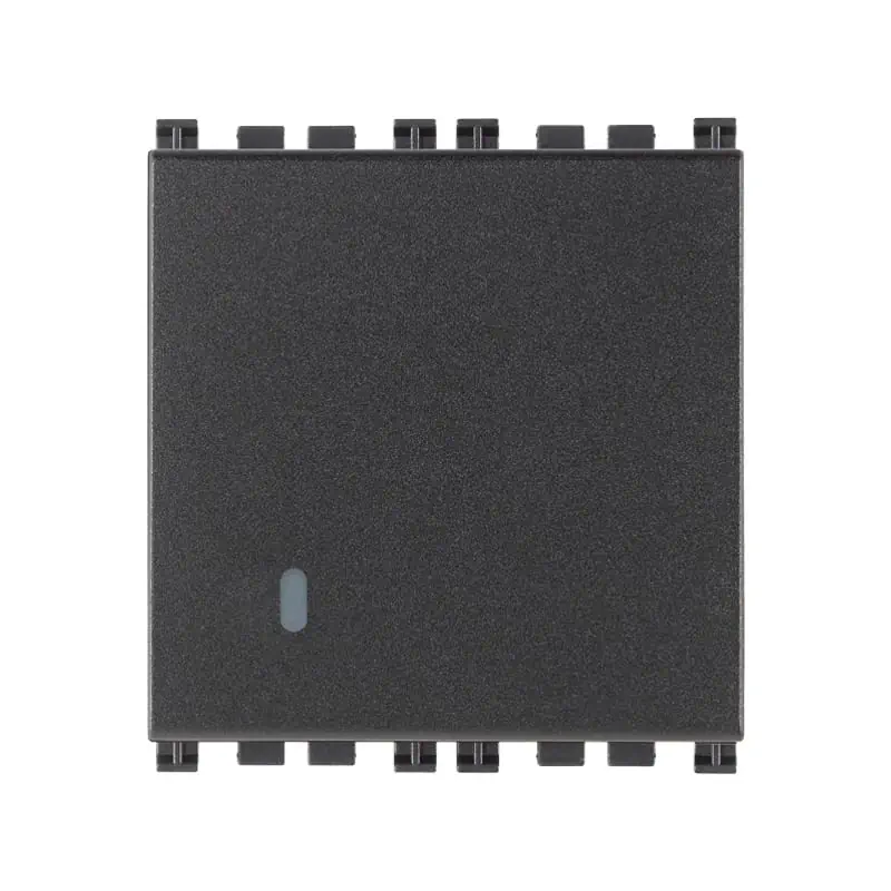 Deviatore 1P 10AX 2M grigio - Vimar 19004.2