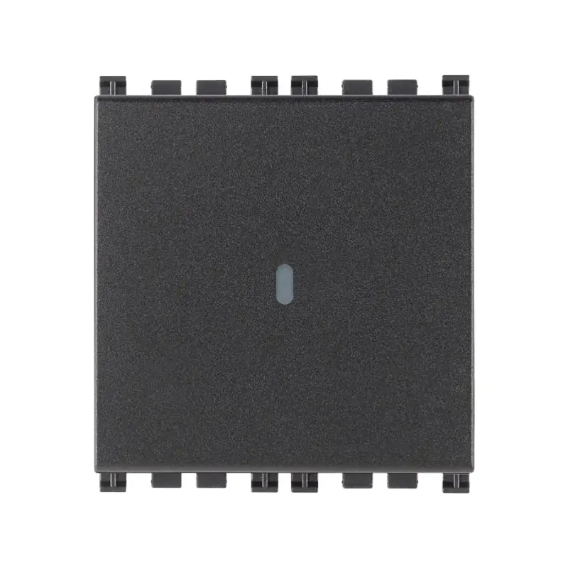 Deviatore 1P 10AX assiale 2M grigio - Vimar 19104.2