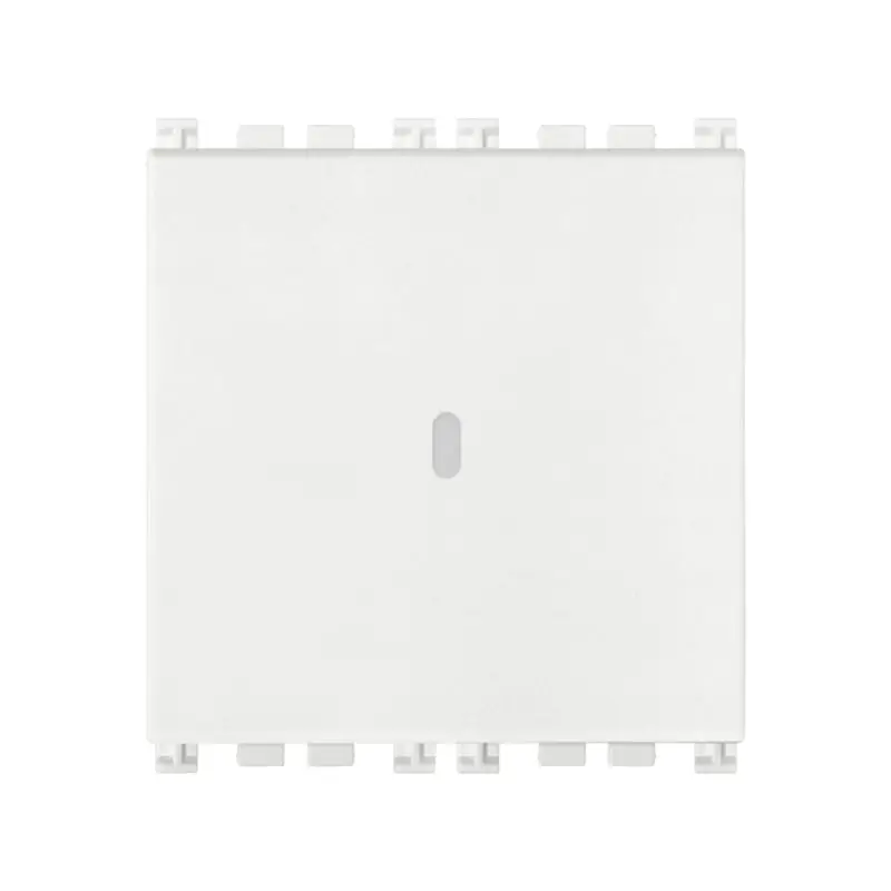 Deviatore 1P 10AX assiale 2M bianco - Vimar 19104.2.B