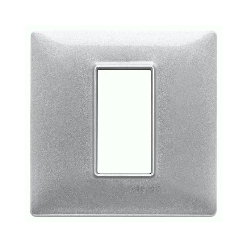 Placca 1M tecnopolimero Silver - Vimar 14641.27