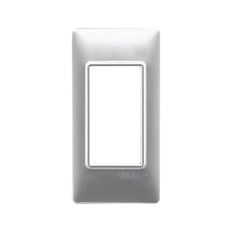 Placca 1M pannelli tecnopolimero Silver - Vimar 14666.27