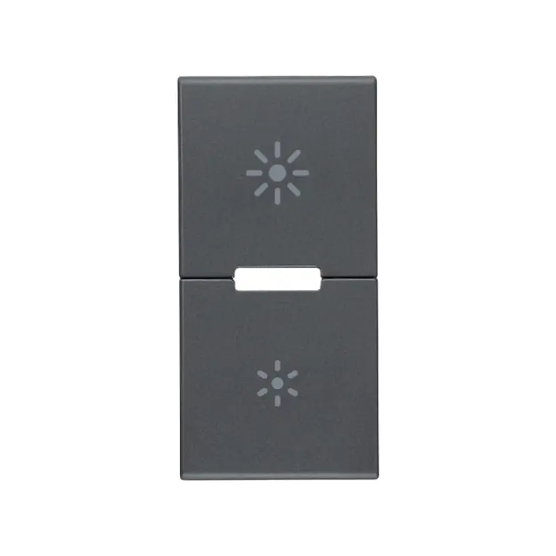 Due mezzi tasti 1M dimmer grigio - Vimar 20755.3