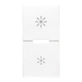 Due mezzi tasti 1M dimmer bianco - Vimar 20755.3.B