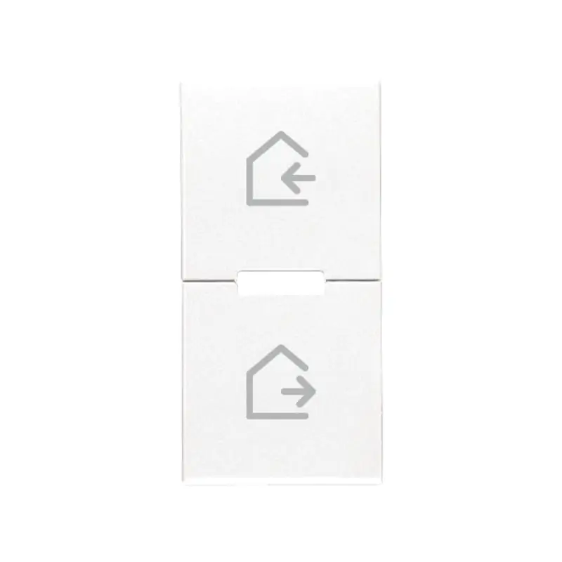 Due mezzi tasti 1M scenari bianco - Vimar 20755.6.B