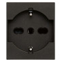 Presa 2P+T 16A universale nero - Vimar 30210.G