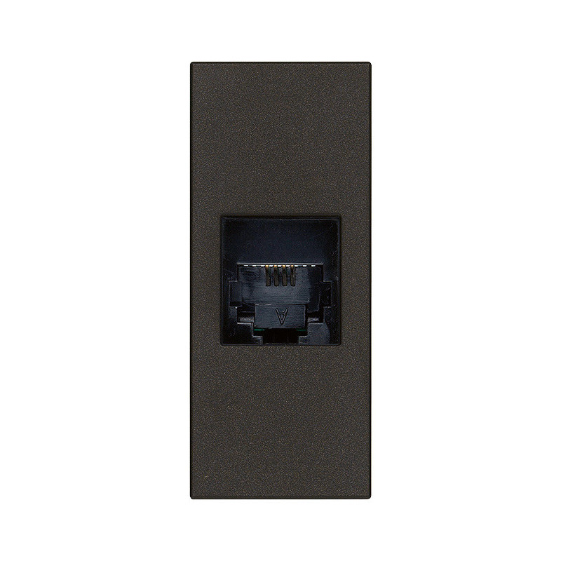 Presa RJ11 6/4 nero - Vimar 30320.G