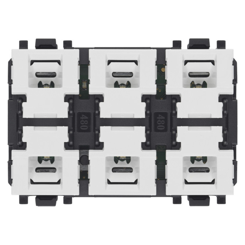 Comando KNX 6 pulsanti+tappar.lamelle 3M - Vimar 30587