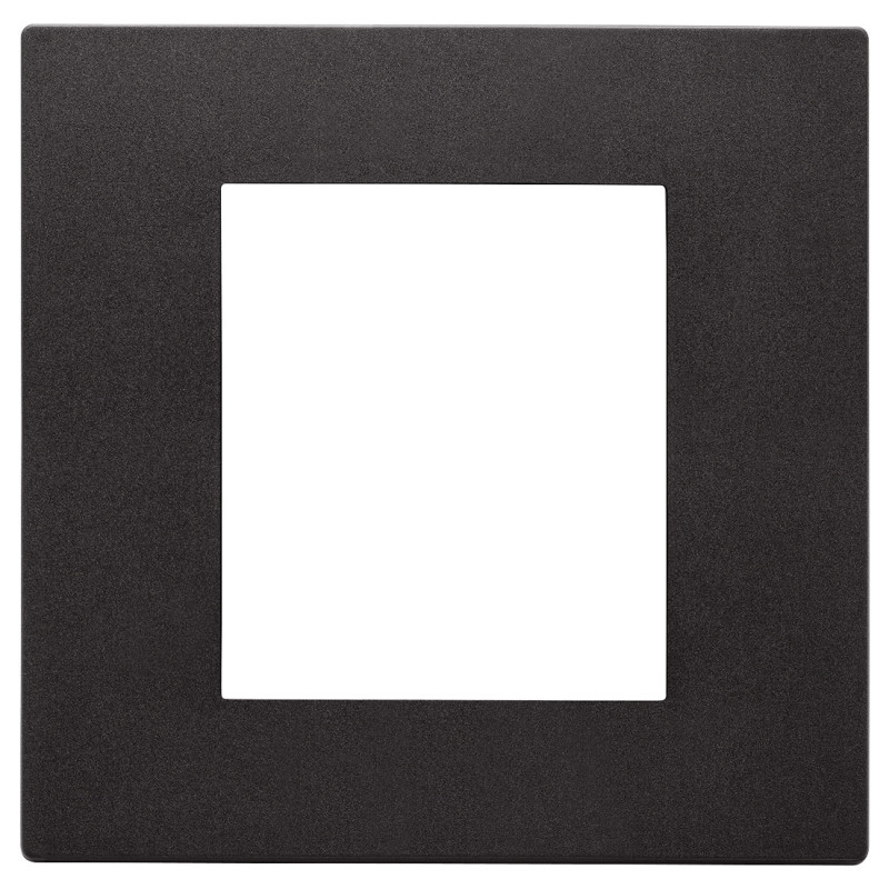 Placca 2M nero - Vimar 30642.02