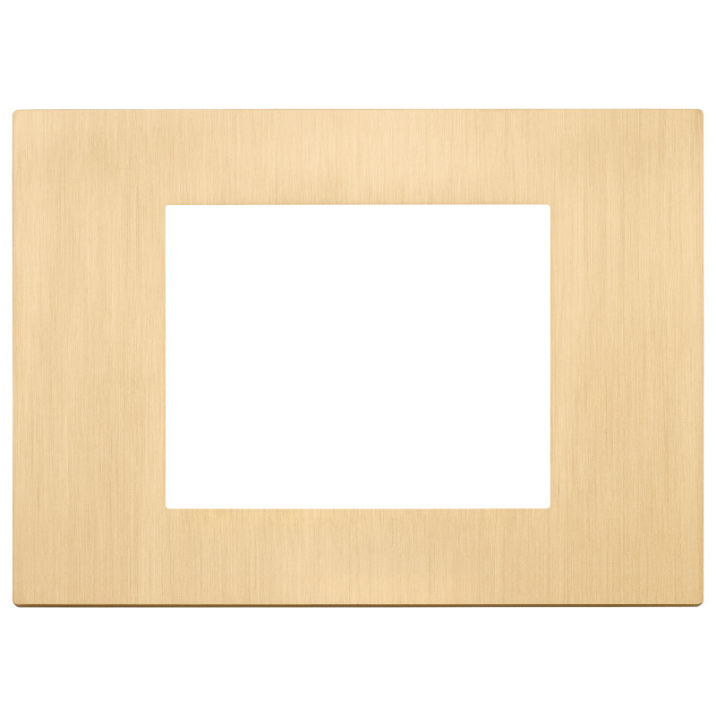 Placca 3M oro spazzolato - Vimar 30653.70