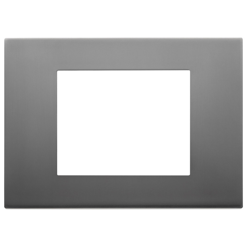 Placca 3M inox satinato - Vimar 30653.72