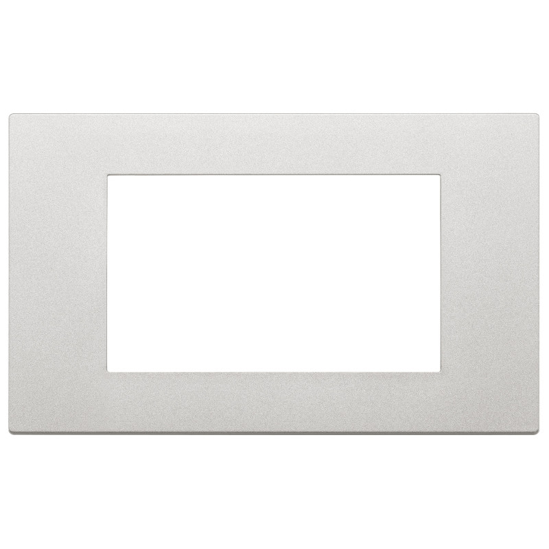 Placca 4M argento - Vimar 30654.20