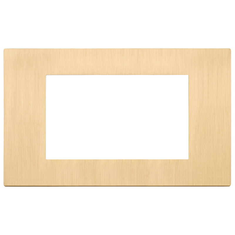 Placca 4M oro spazzolato - Vimar 30654.70