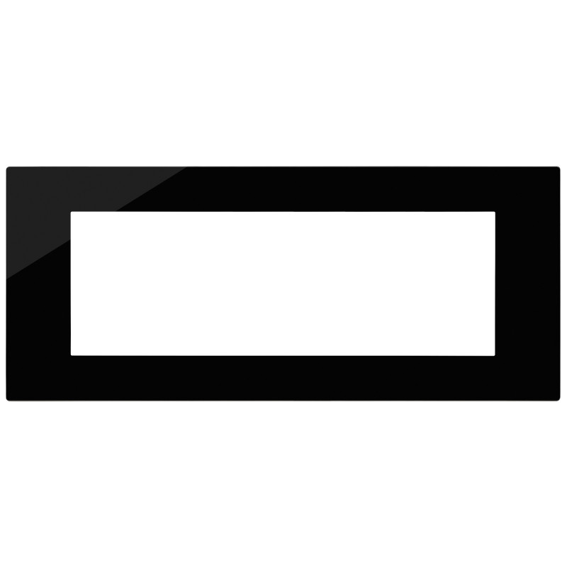 Placca 7M Reflex nero - Vimar 30657.42