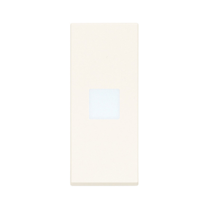 Tasto 1M allineato con diffusore bianco - Vimar 31000.DB