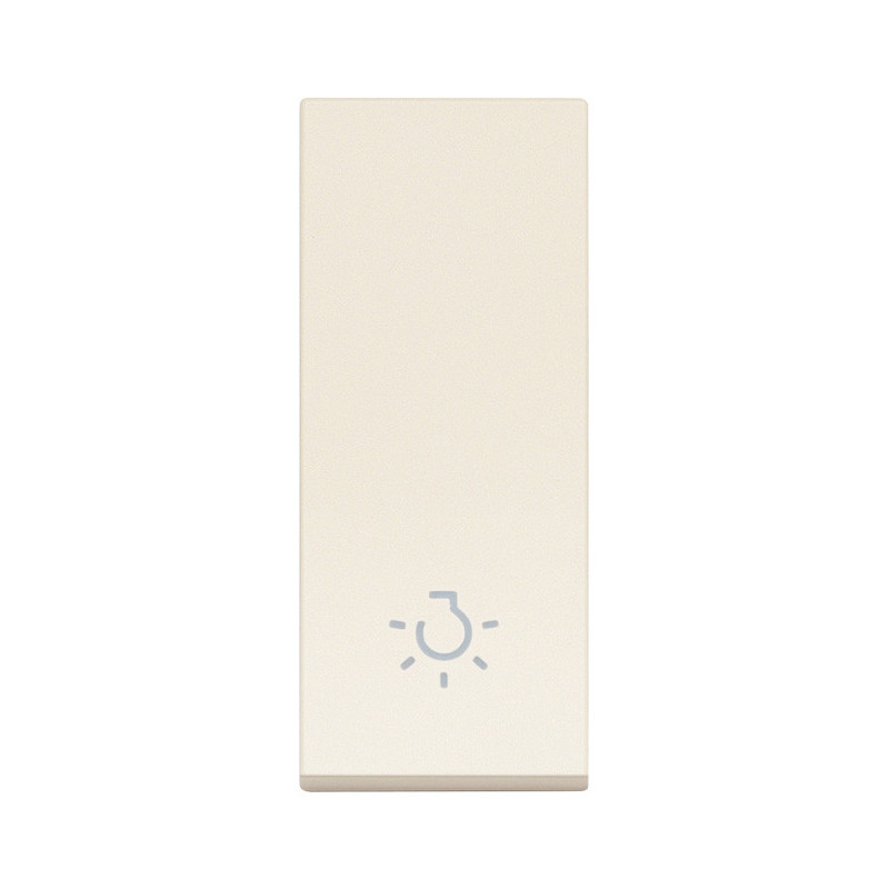 Tasto 1M allineato simbolo luce canapa - Vimar 31000.LC