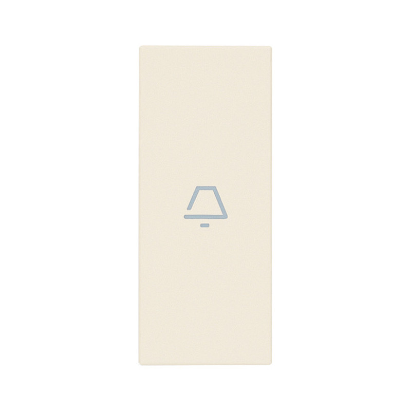 Tasto 1M assiale simb. campanello canapa - Vimar 31000A.CC