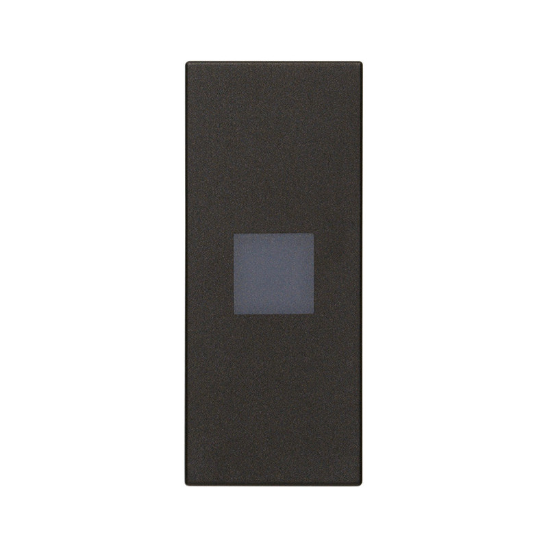 Tasto 1M con diffusore assiale nero - Vimar 31000A.DG