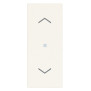 Tasto 1M assiale simbolo frecce bianco - Vimar 31000A.FB