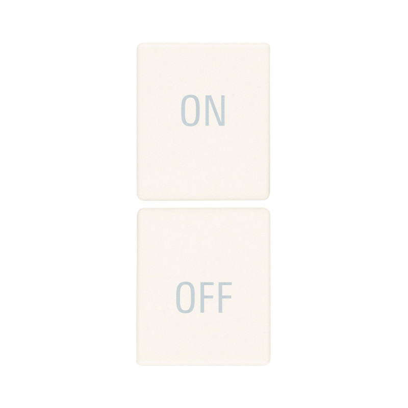 Due mezzi tasti 1M simboli ON/OFF bianco - Vimar 31480.YB