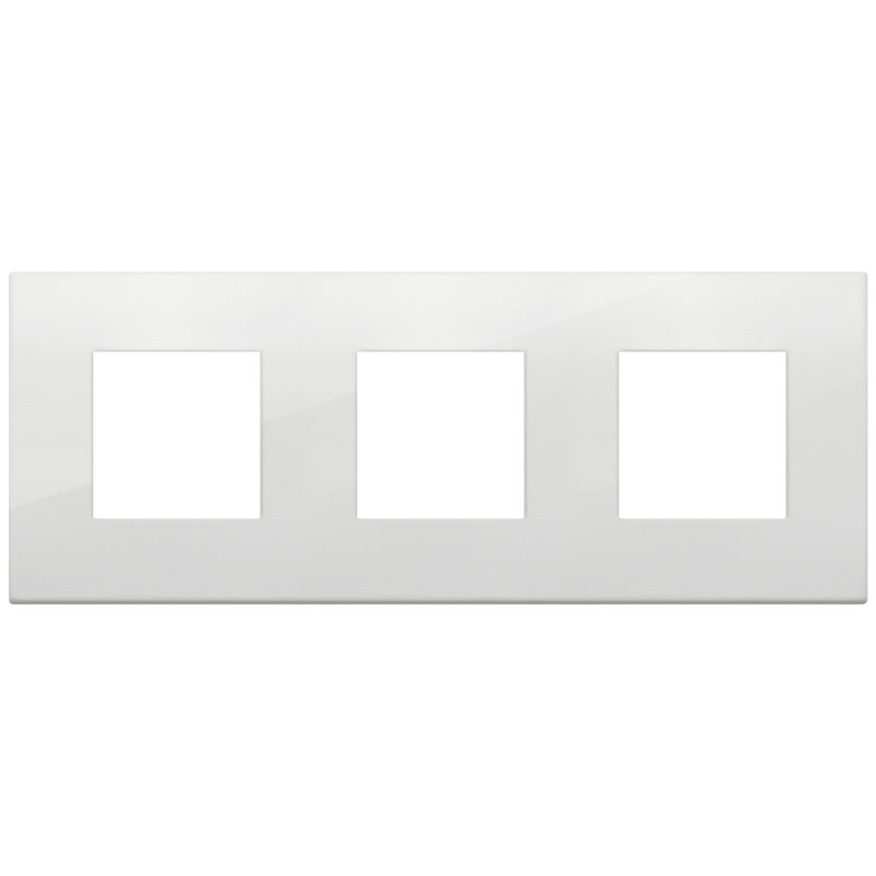 Placca 6M (2+2+2)int71 CL polar tot.look - Vimar 19644.B06