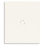 Tasto 2M assiale simb.campanello bianco - Vimar 31000A.2CB