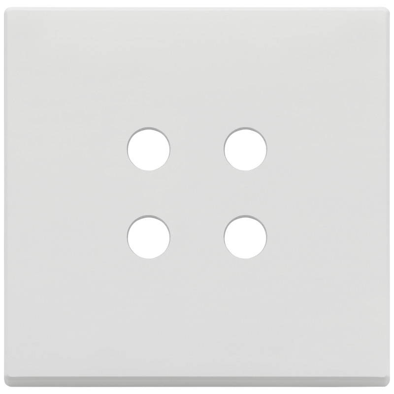 Placca 2Mx4 Tondo bianco matt - Vimar 22692.RN.01