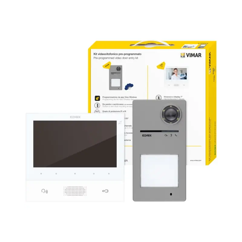 Kit videocitofonico m/bif.TAB 7 b.+40170 - Vimar K40505.R