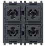 Comando KNX Secure Flat 4 pulsanti 2M - Vimar 01583.AX