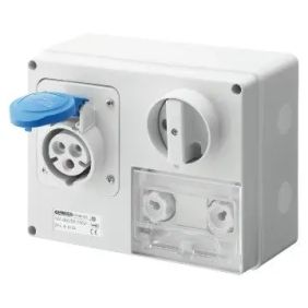 PRESA BL.OR.C.F.3P+N+T 16A 230V 9H CBF - Gewiss GW66028