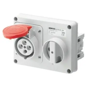 PRESA BL.OR.S.F.3P+T 32A 400V 6H SBF - Gewiss GW66119