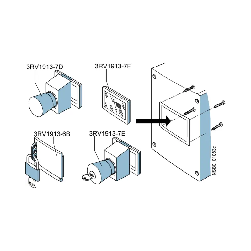 CORNICE 65X45MM , GUARNIZIP55 S00 - SIEMENS 3RV19137F
