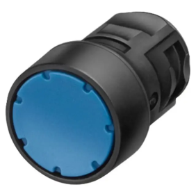 PULSANTE PIATTO NERO 16MM - SIEMENS 3SB20000AB01