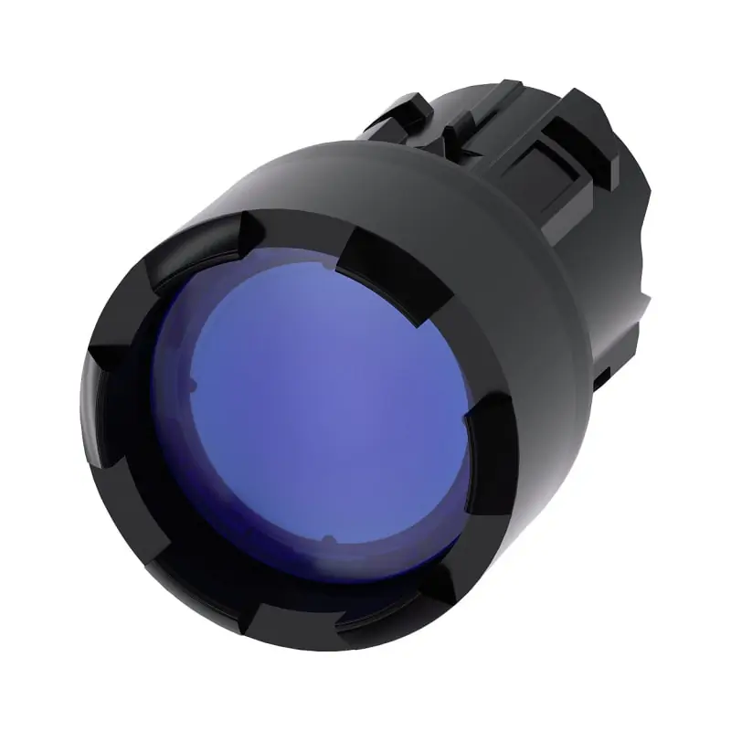 PULS.LUM.GHIERA SPORGENTE DENTATA BLU - SIEMENS 3SU10010DB500AA0