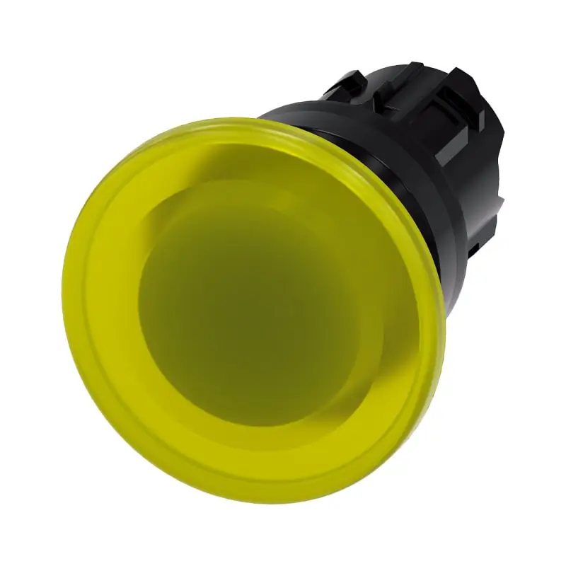 PULS.LUM.FUNGO GIALLO 40MM - SIEMENS 3SU10011BD300AA0