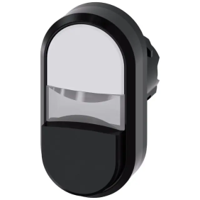 PULS.LUM.DOPPIO PIATTO BIANCO-SPORG.NERO - SIEMENS 3SU10013BB610AA0