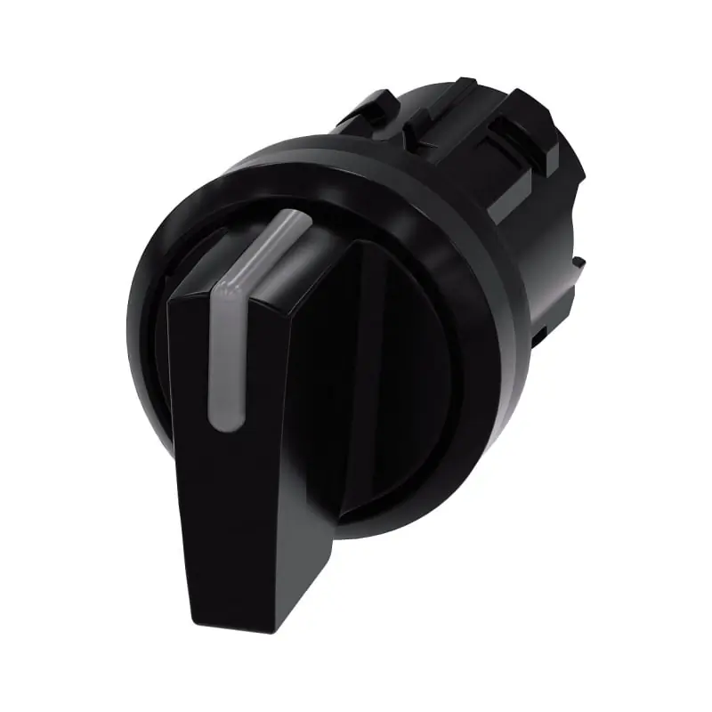 SEL.LUM.LEVA NERO 3POS RIT. SX - SIEMENS 3SU10022BP100AA0