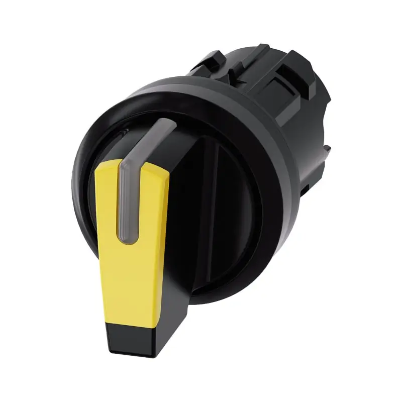 SEL.LUM.LEVA GIALLO MOMENT.3POS RIT. SX - SIEMENS 3SU10022BP300AA0