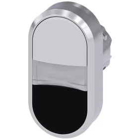 PULS.LUM.DOPPIO PIATTO BIANCO-NERO - SIEMENS 3SU10513AB610AA0