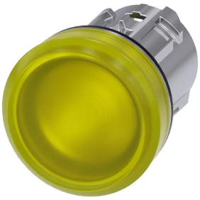INDICATORE LUM.GIALLO LENTE LISCIA - SIEMENS 3SU10516AA300AA0