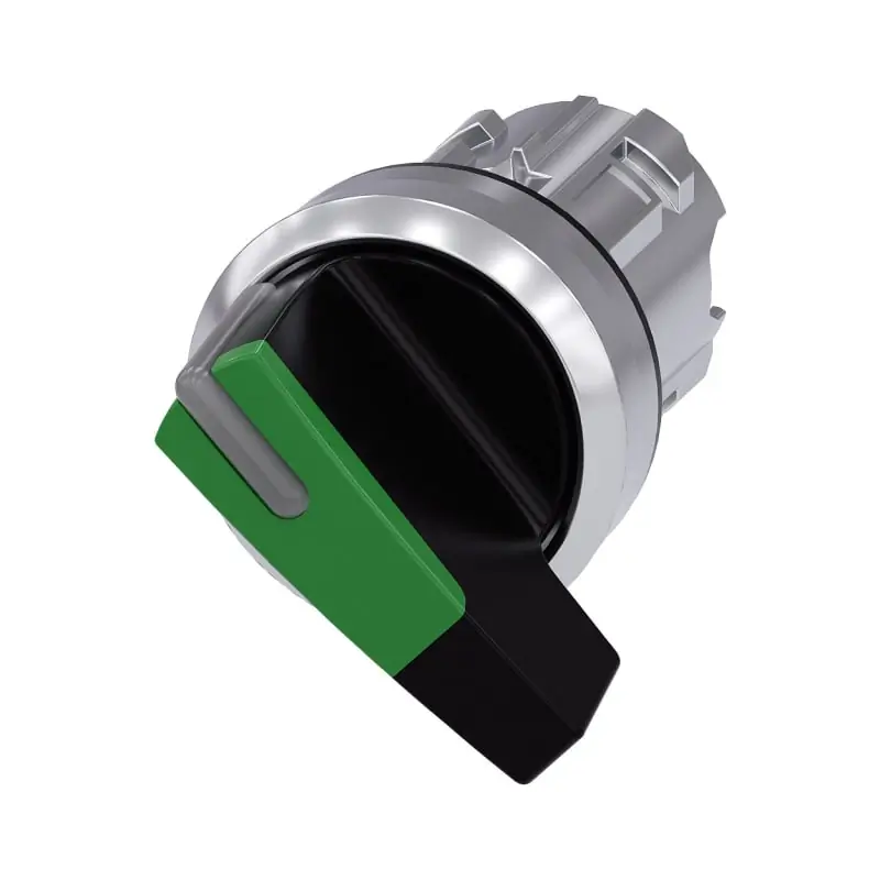 SEL.LUM.LEVA LUNGA VERDE MANT.2POS - SIEMENS 3SU10522CF400AA0